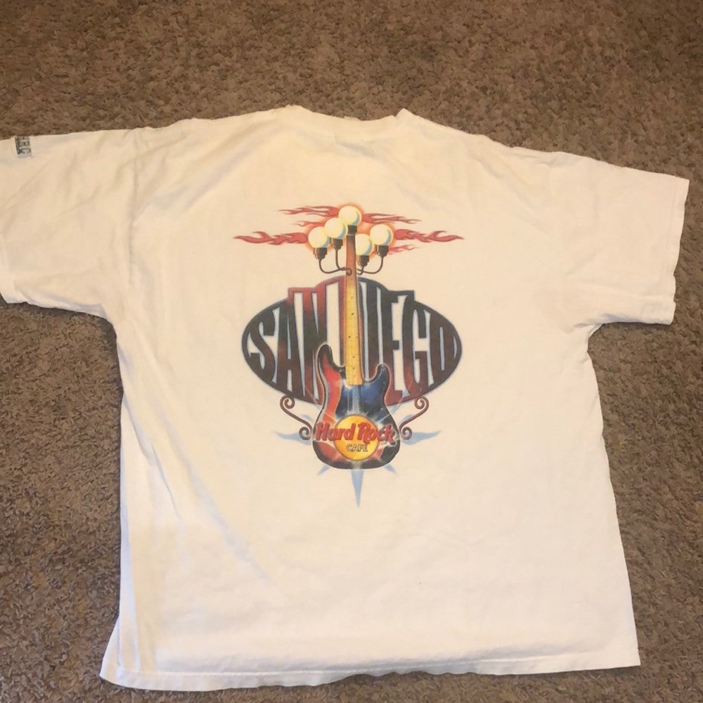 Vintage Hard Rock Cafe San Diego XL T shirt white